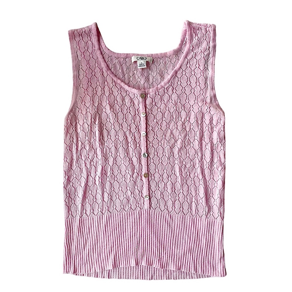 Knit Sweater Tank Top